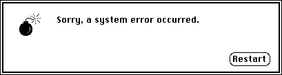 System error.
